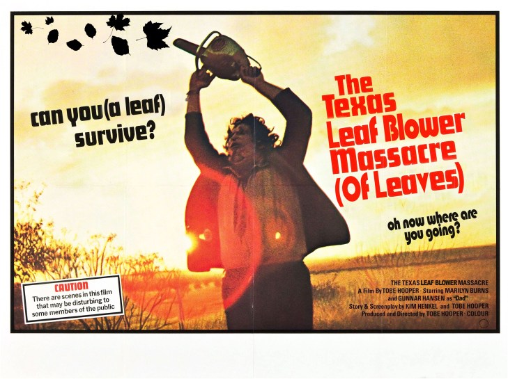 leaf blower massacre